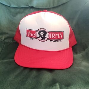 Irma Hotel Cody Wyoming Snapback Trucker Hat EUC